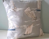 Ship Nautical pillow / cushion cover
