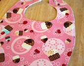 Cupcake Queen : Plastic Lined Bib