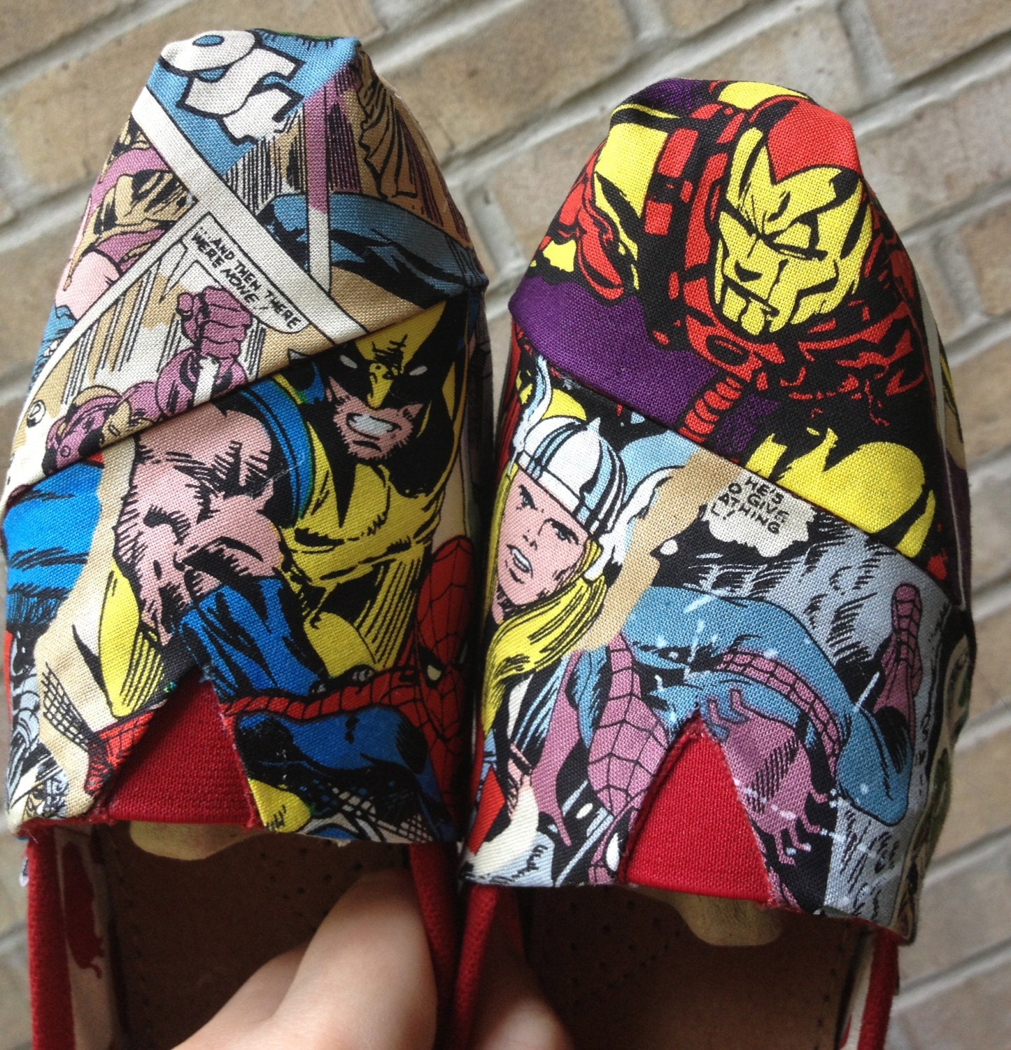 Handmade Marvel Comic Book Toms