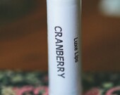 Luxe Lips Homemade Beeswax CRANBERRY Lip Balm SALE