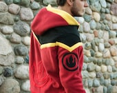 Elemental Fire -- Handmade Anti-Pill Fleece Hoodie / Sweatshirt