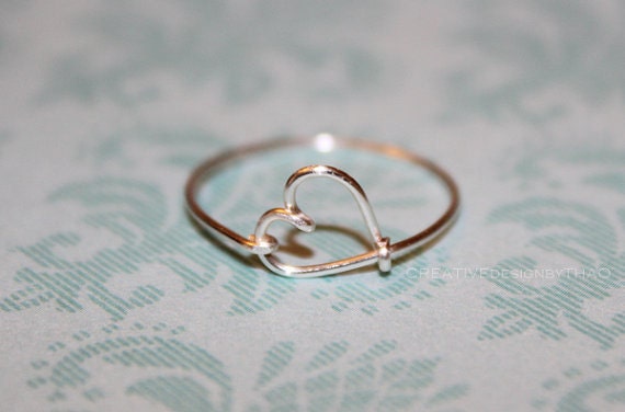 Silver Heart Ring
