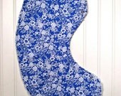 Boutique Bib Burp Cloths-Authentic Lilly Pulitzer Blue Sea Shore Fabric