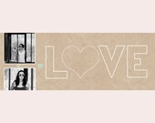 INSTANT DOWNLOAD // Digital FacebookTimeline Template // Valentine's Day // 851x315 // psd file // 300 DPI Il_170x135
