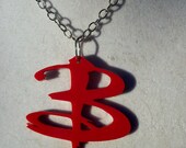 Red Buffy B Necklace