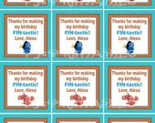 Finding Nemo themed favor tags- Customized Digital File