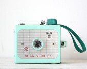 Vintage Mint Green Savoy Mark II WORKING 1950s Camera