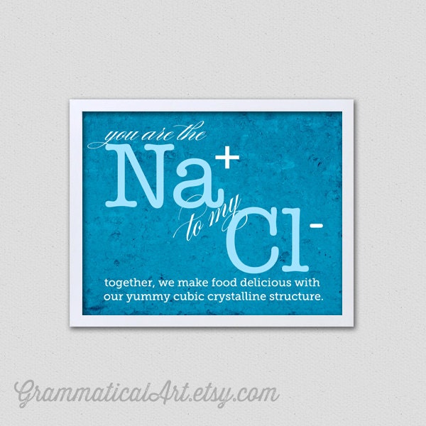Chemistry Typographic Poster Love Nerdy Print Geekery Gift -Teacher Gift Geeky Na to My Cl Chemistry Joke Geeky Nerd Love