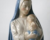Madonna and Child Porcelain Figurine