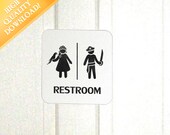 Pirate Restroom - Printable