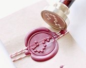 Aquarius Zodiac Constellation Gold Plated Wax Seal Stamp x 1