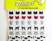 CATS & CROSSES nail decals