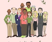 Cartoon Group Portrait