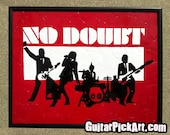 No Doubt Guitar Pick Art