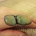 Vintage Navajo Manassa Green Turquoise Ring