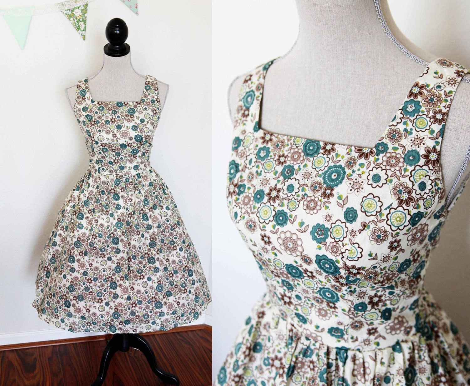 Floral Dress - Size Medium