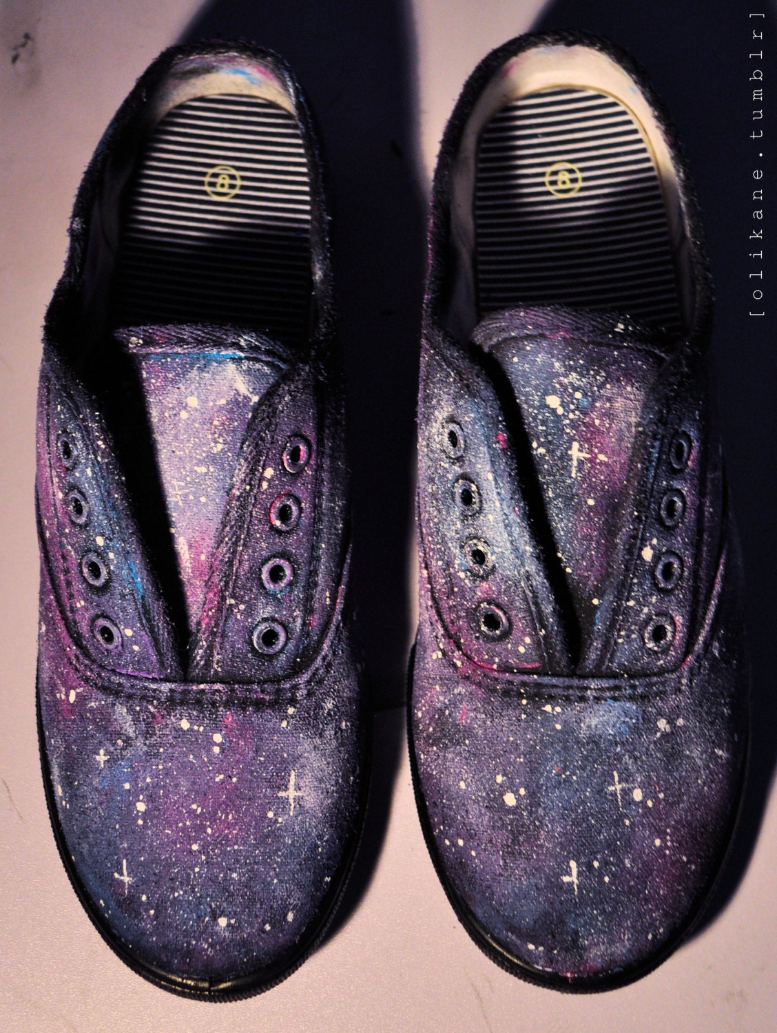 Hand Painted Outer Space Galaxy Shoes