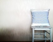 Polka dots pillow decorative throw pillow geometrical pillow cover beige cotton toss dotted pillow case bedding set 18x18 inches ohtteam