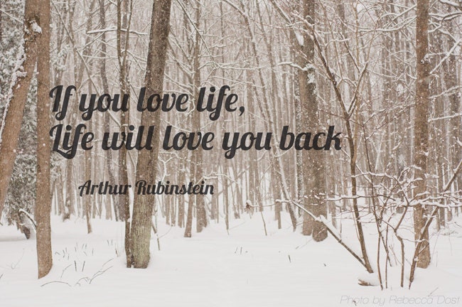 Word Art Print: If You Love Life