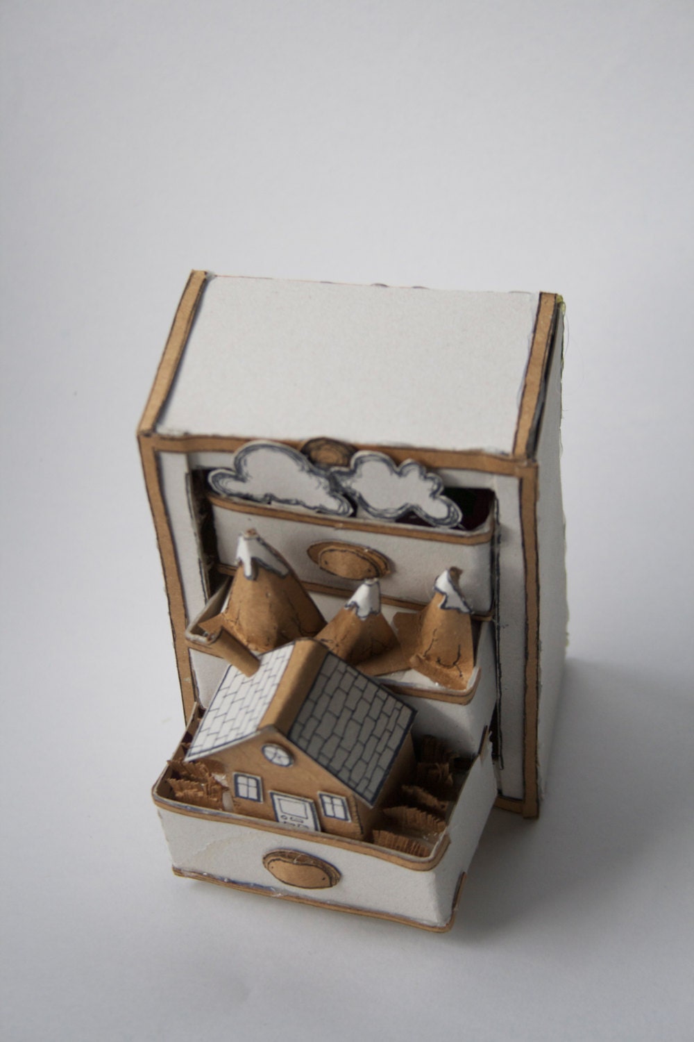 DRAWERS - Cardboard Sculpture