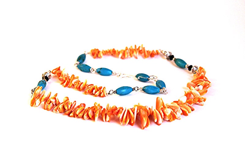 Spiny Turquoise Necklace