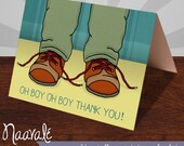 Toddler Boy Thank You Cards (6-card set)