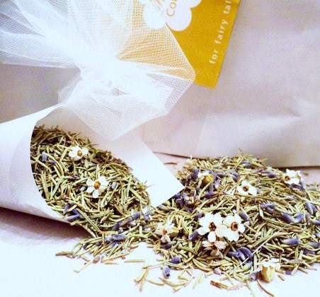 Wedding Blessing Herbs flower confetti - 25-Cup Bag - for fairy tale endings. . .