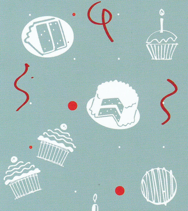 4 pack of Oh Happy Day Birthday Cards