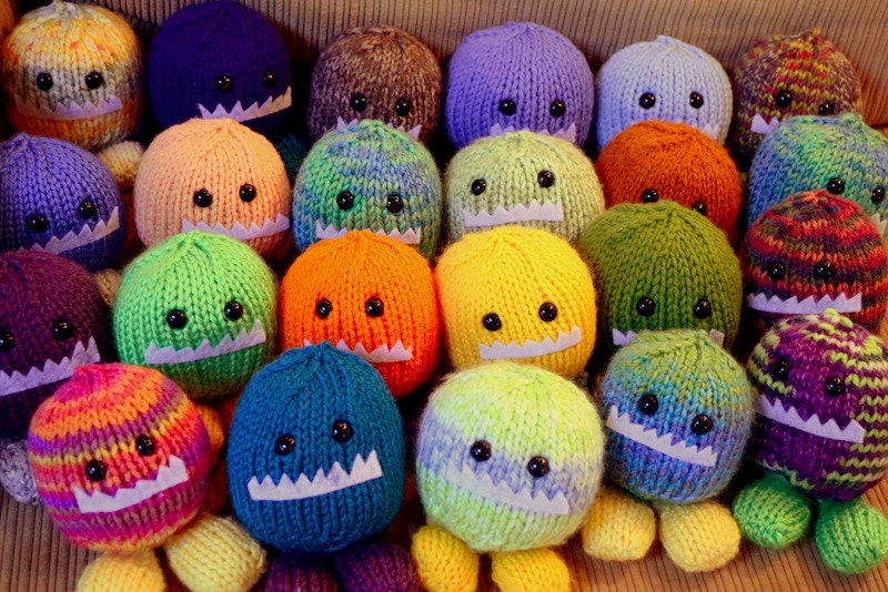 CUSTOM BULK (15) ORDER -  15 Knitted Monster Chunk (Bulk order)