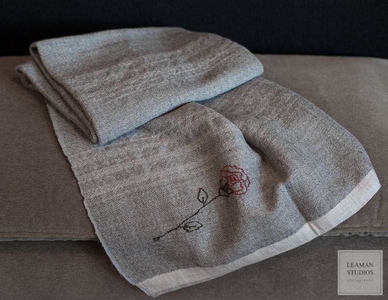 Handwoven Wool Blanket, Throw, Home and Living, Bedroom, Natural, Neutral, Grey, Gift, Housewarming, Mother's Day