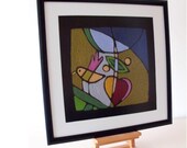 Pablo Picasso Hand Wool Felted Modern Art Wall Hanging - Home Decor
