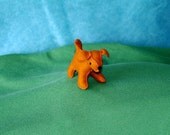 Waldorf Miniature Puppy Doll (Chestnut), Handmade From Natural Materials