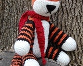 Hobbsy the Tiger - Hobbes Inspired Crocheted Plushie