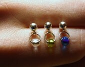 Hand Crafted Dainty Earrings With Handmade Beads
