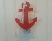 Anchor Night Light - Beach Home Decor - Beach Nursery Decor - Anchor Nursery Decor - Night Light - Nautical Decor