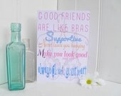 Good Friends Fun Card, Best Friends, Graduation, Birthday, BFF