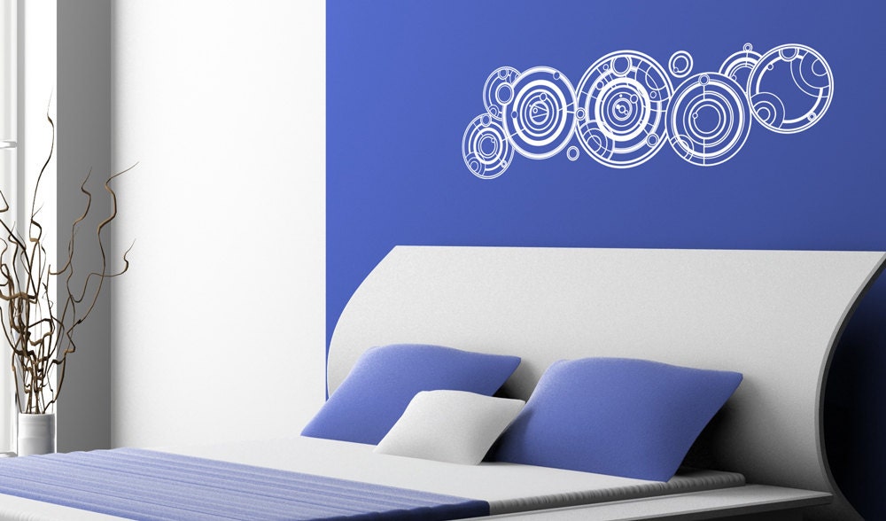 Dr Who's Name - The name of the doctor in Gallifreyan - sticker / wall art 36in x 11in