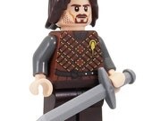 Eddard Stark (Warden of the North) - Custom LEGO Game of Thrones Style Minifigure