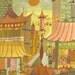 Chinatown, San Francisco.  Original painting by Matte Stephens.