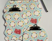 SMALL Handmade Round Clipboard