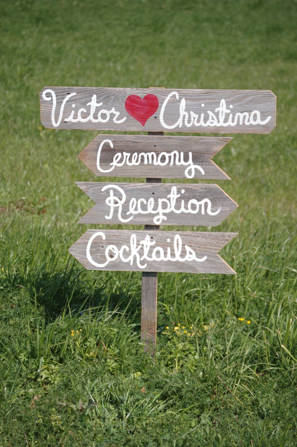 Wedding Signs Rustic And Charming. Your words with Arrows. Hundreds of Design in My store to choose from :) Trueconnection True Connection