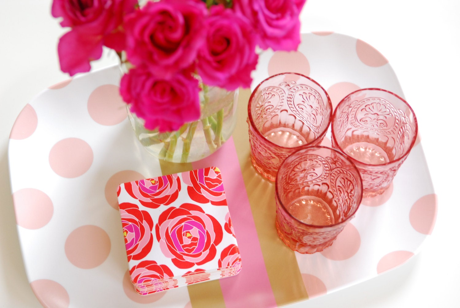 Coasters - BOLD FLORAL Collection - set of 12