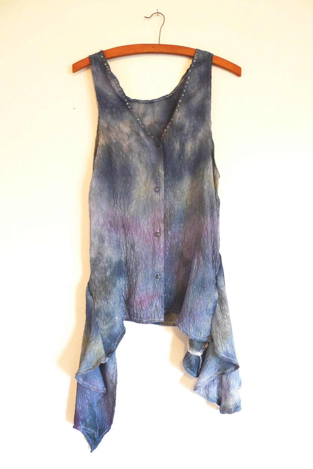 Gypsy Silk Tunic "Silent Dialogues On Silk"