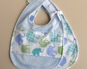 Elephant Baby Bib Set 6 to 12 month size