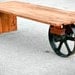 Wheeled Waterfall Coffee Table - Custom Furniture