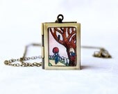 To Kill a Mockingbird book locket necklace, reader jewelry, mockingbird necklace, literature, LIMITED EDITION