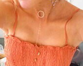 Bolo Unity Necklace - 14K Gold Filled Handmade Circle Choker with 14k Gold Filled Chain