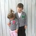 Kids Personalized Letter Cardigan, Monogrammed Sweater 2T, 4T & 6