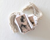 6 VINTAGE TAGS Scrapbooking Supplies or Gift Tags Set of SIX