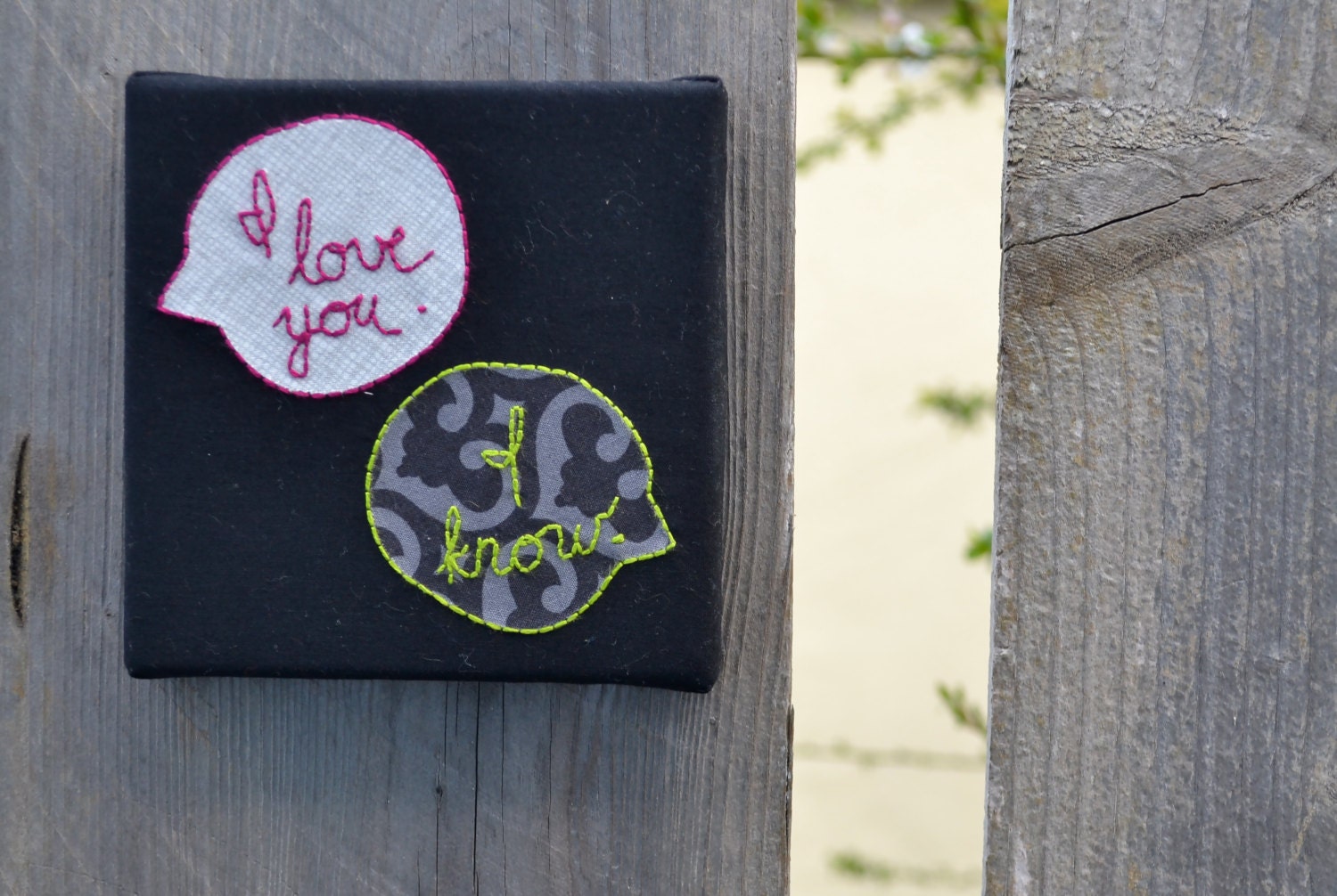 Han and Leia "I love you. I know." Embroidery
